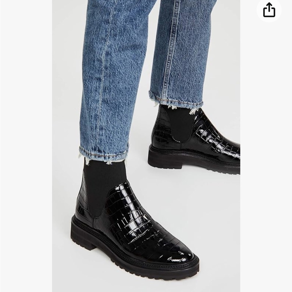 Loeffler Randall Women's Bridget Chelsea Combat Boots size 8 women’s